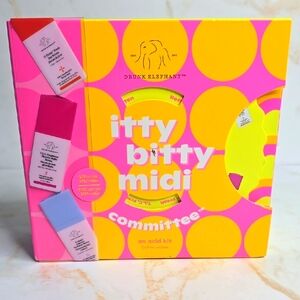Drunk Elephant Itty Bitty Midi Acid Kit - Pink and Yellow new in box